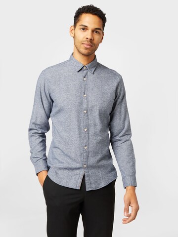 ESPRIT Regular fit Button Up Shirt in Blue: front