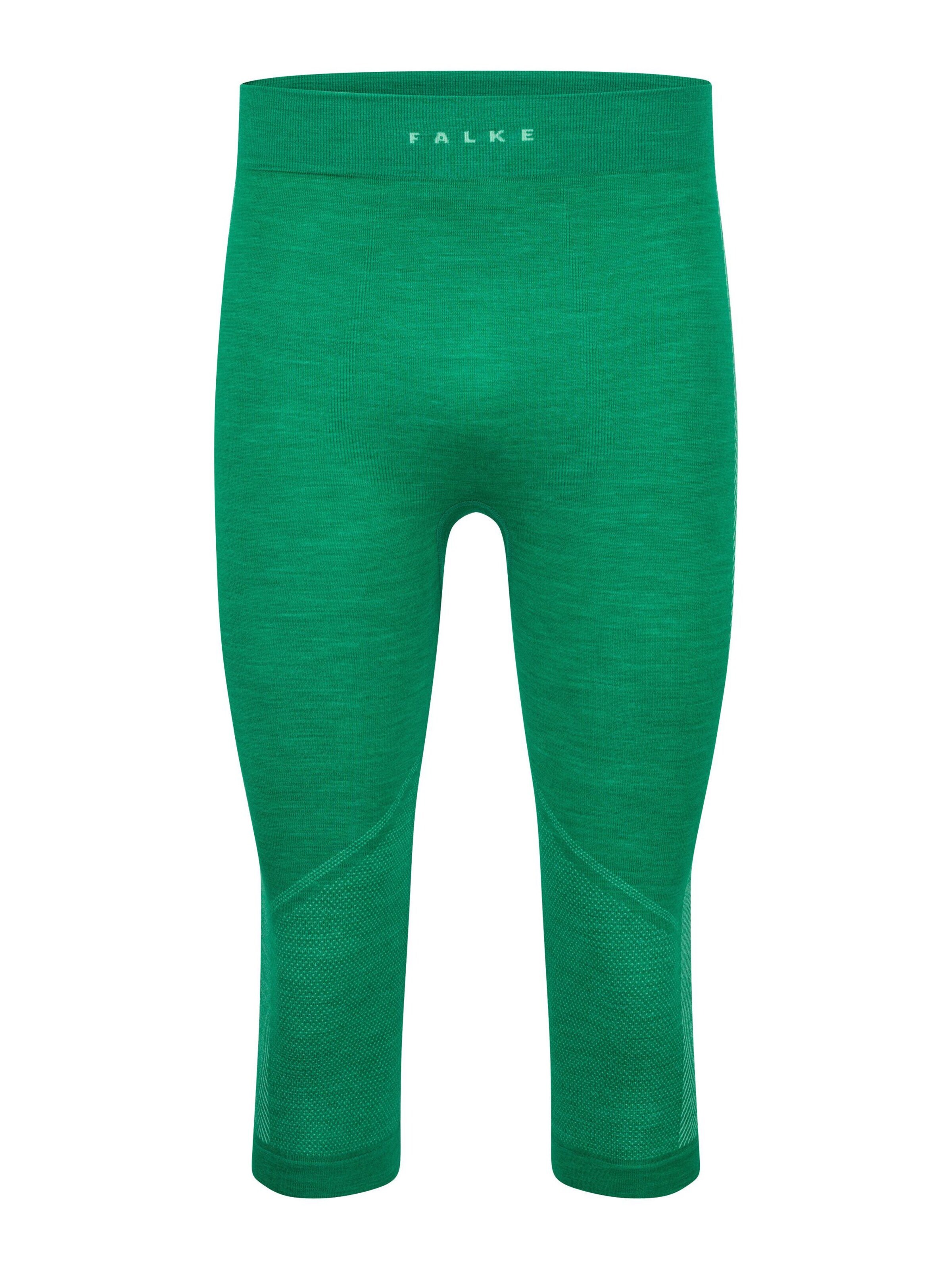 FALKE Regular Workout Pants in Green: front