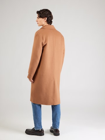 Calvin Klein Демисезонное пальто в Коричневый: сзади