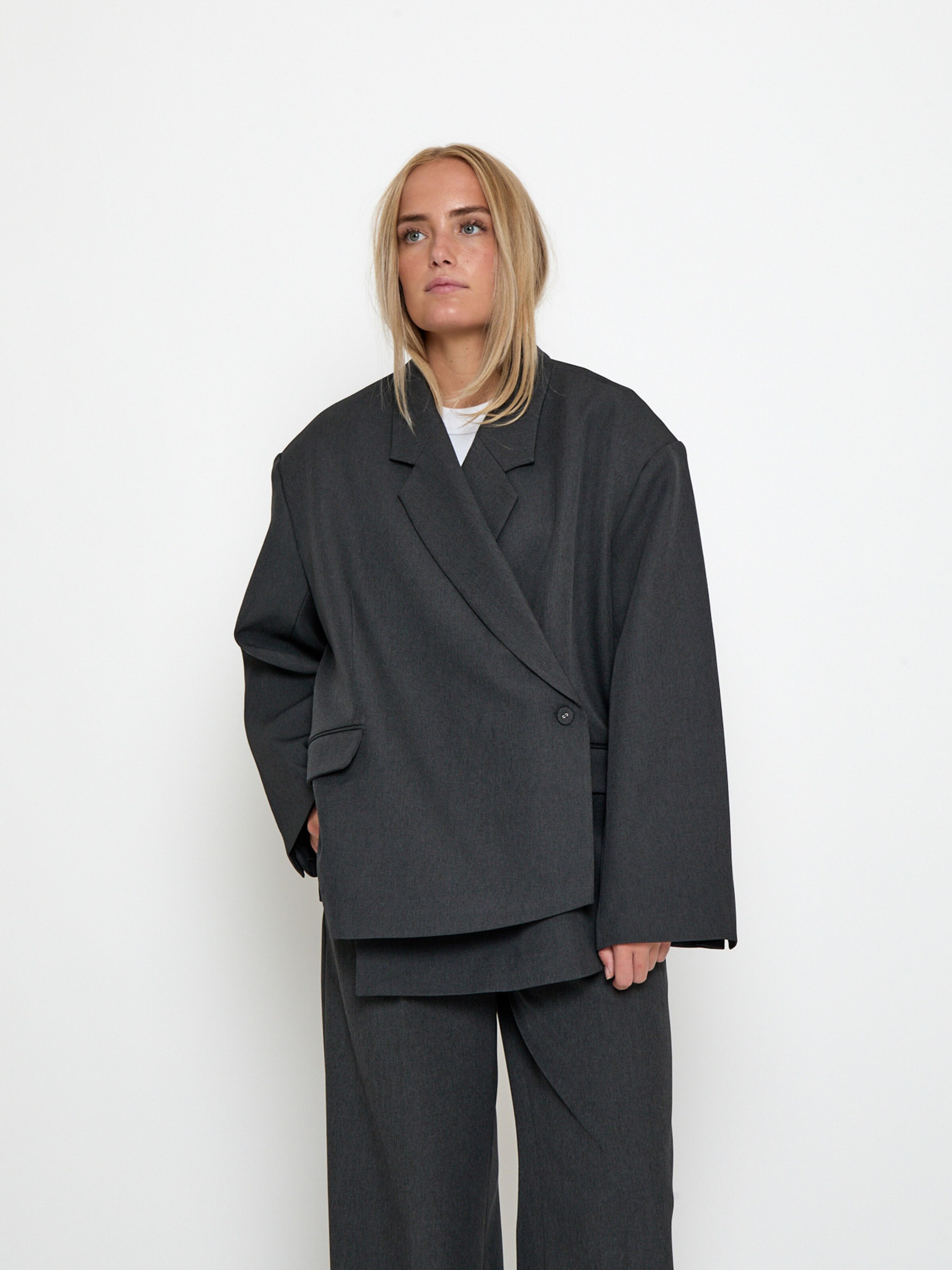 minus Blazer 'Vivianne' in Grau: Vorderseite