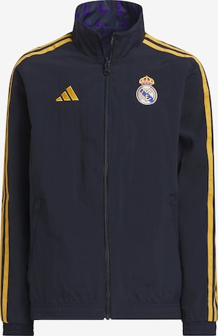 ADIDAS PERFORMANCE Athletic Jacket 'Real Madrid' in Blue: front