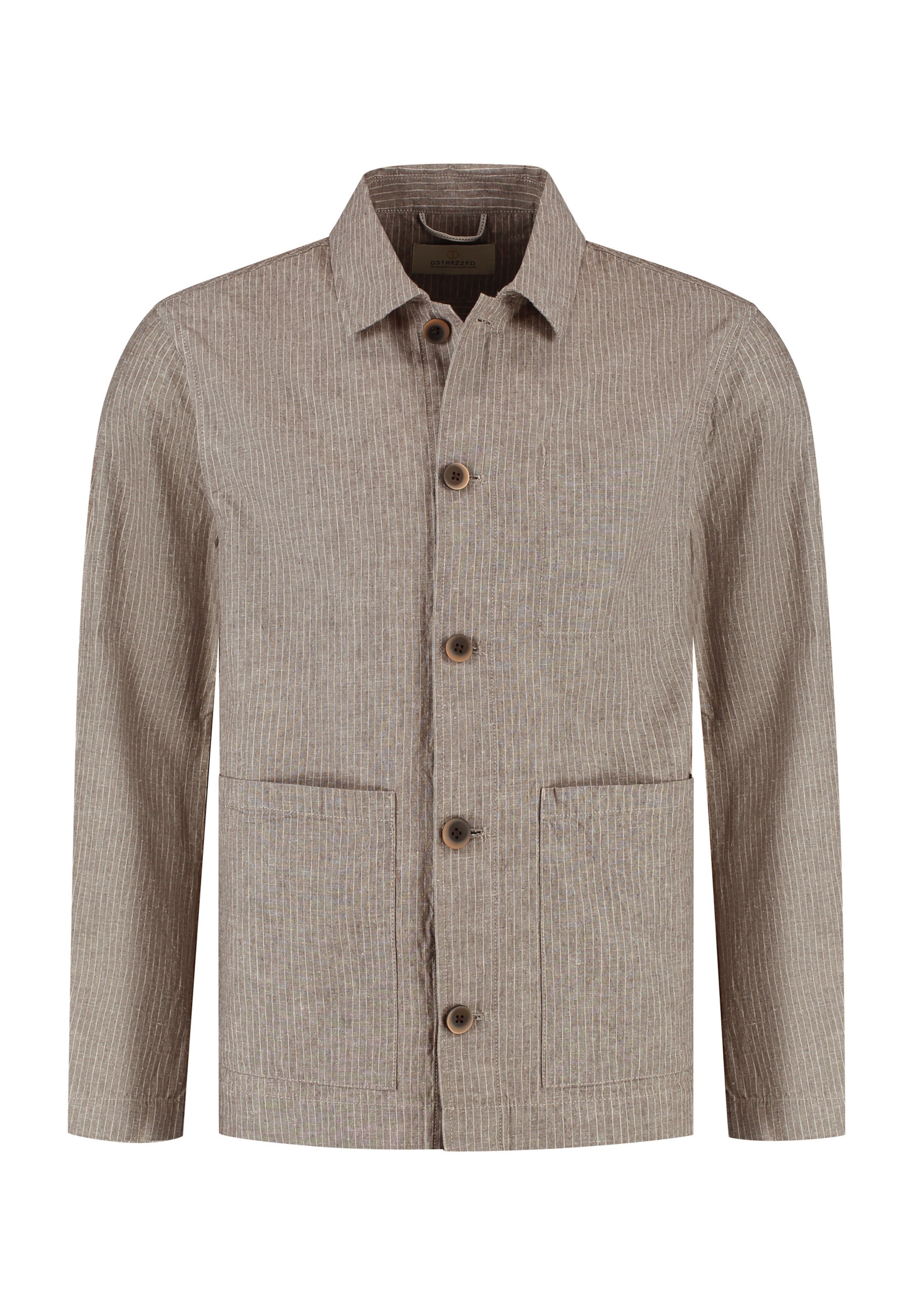 Veste mi-saison 'Nix Pinstripe' Dstrezzed en beige : devant