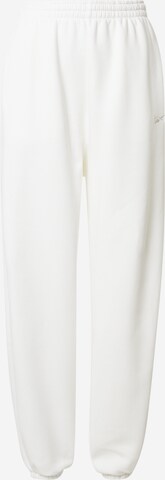 Pantalon de sport Reebok en blanc : devant