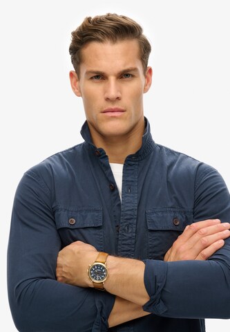 Coupe regular Chemise Superdry en bleu