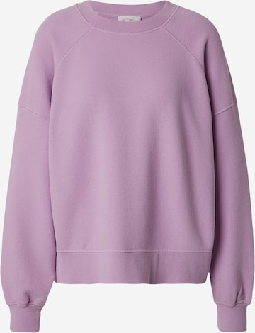 AMERICAN VINTAGE Свитшот 'ATUBAY' в Лиловый: спереди