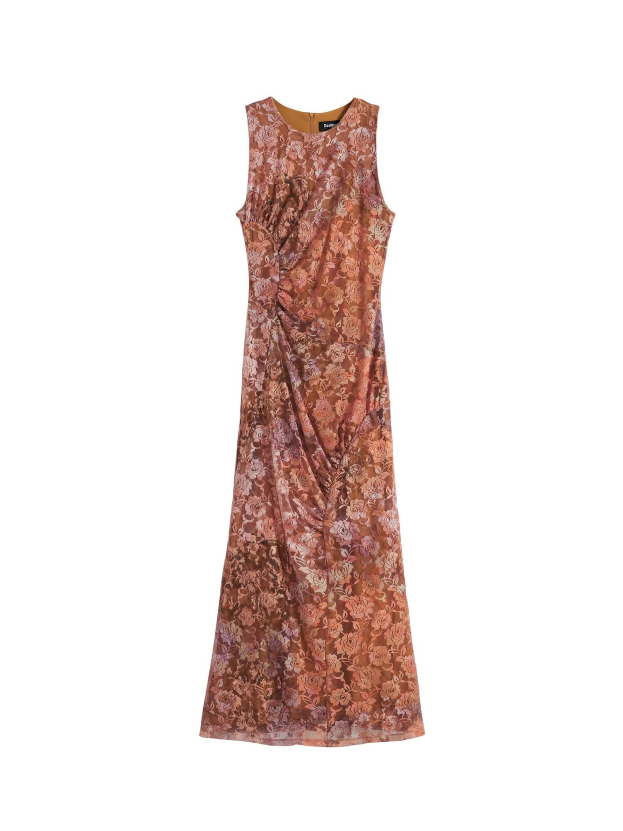 Desigual Jurk in Bruin: voorkant