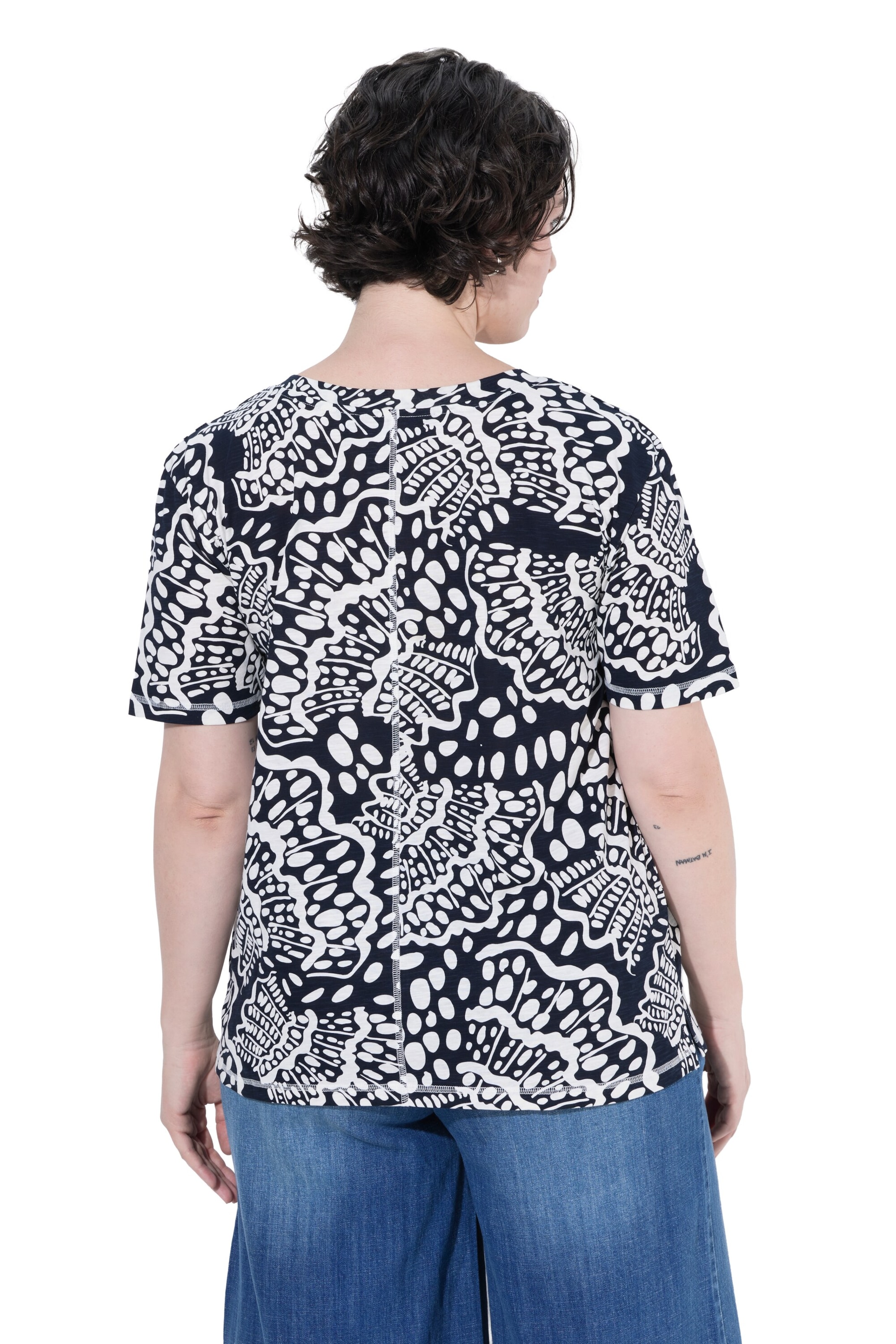 Ulla Popken Shirt in Blauw