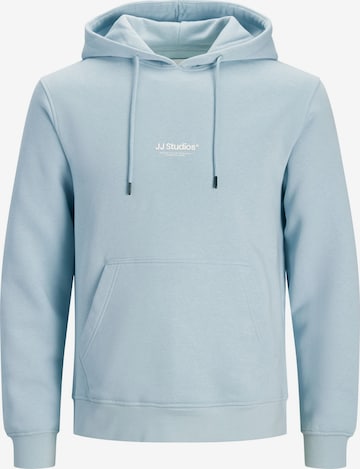 Jack & Jones Plus Суичър 'JJEsoho' в синьо: отпред