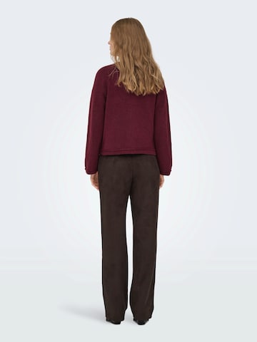 ONLY Knit cardigan 'ONLHAZEL' in Red
