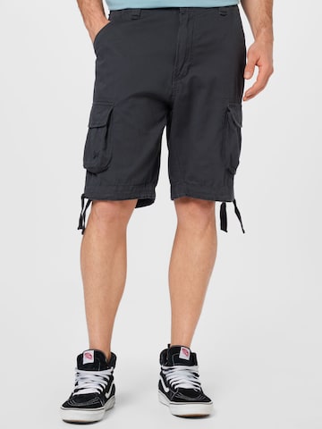 Brandit - regular Pantalón cargo en negro: frente