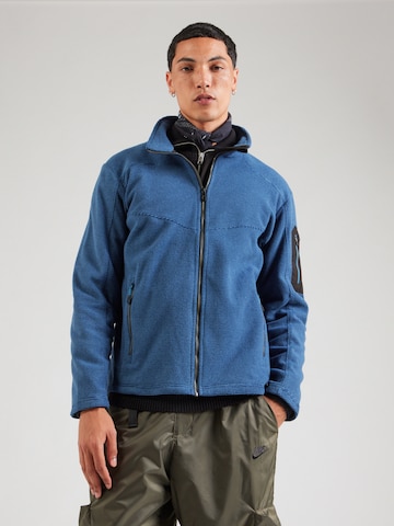 KILLTEC Λειτουργική ζακέτα φλις 'KOW 90' σε μπλε: μπροστά