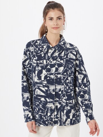 Monki Between-Season Jacket in Blue: front