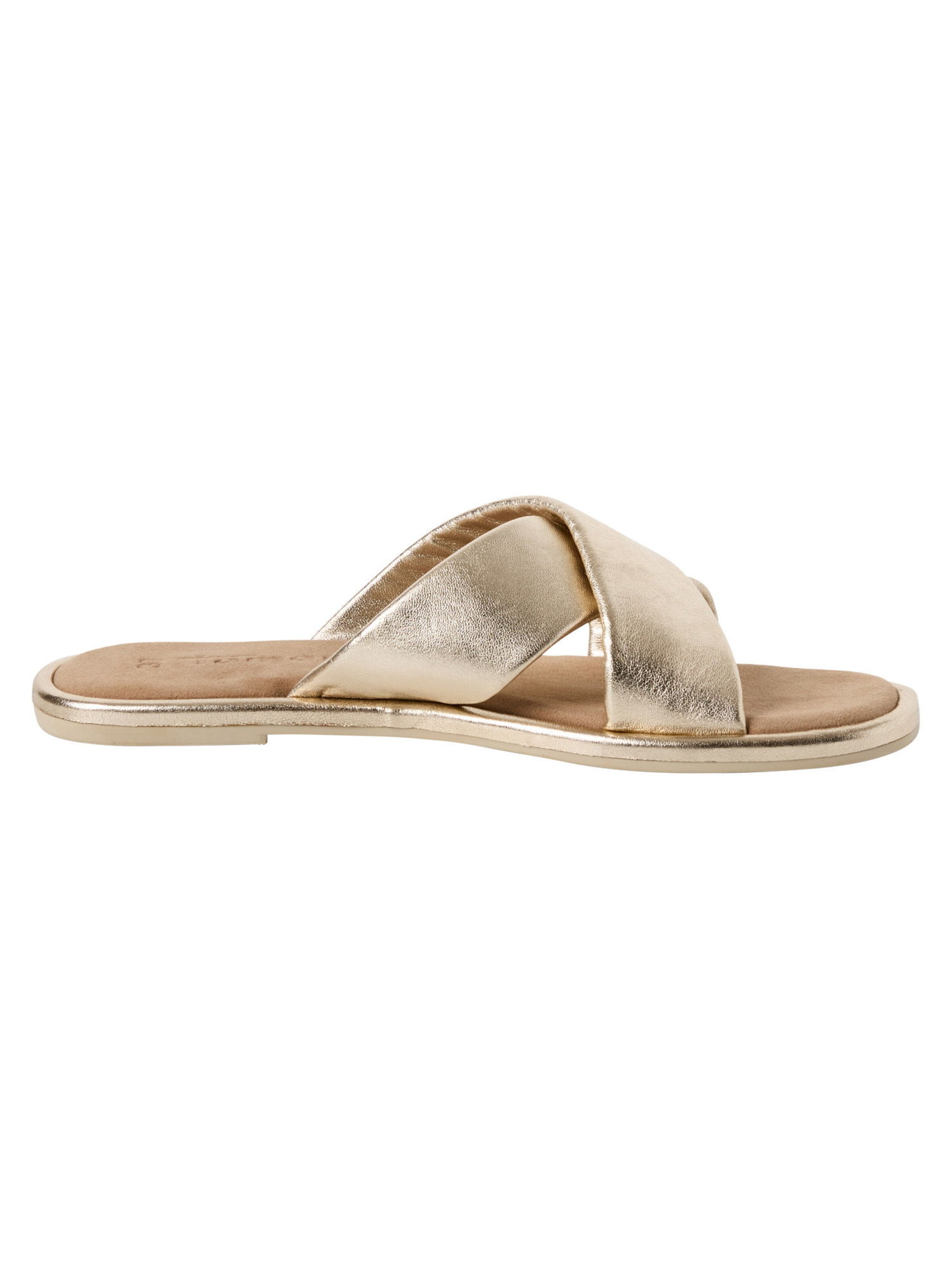 Tamaris Mule in Gold