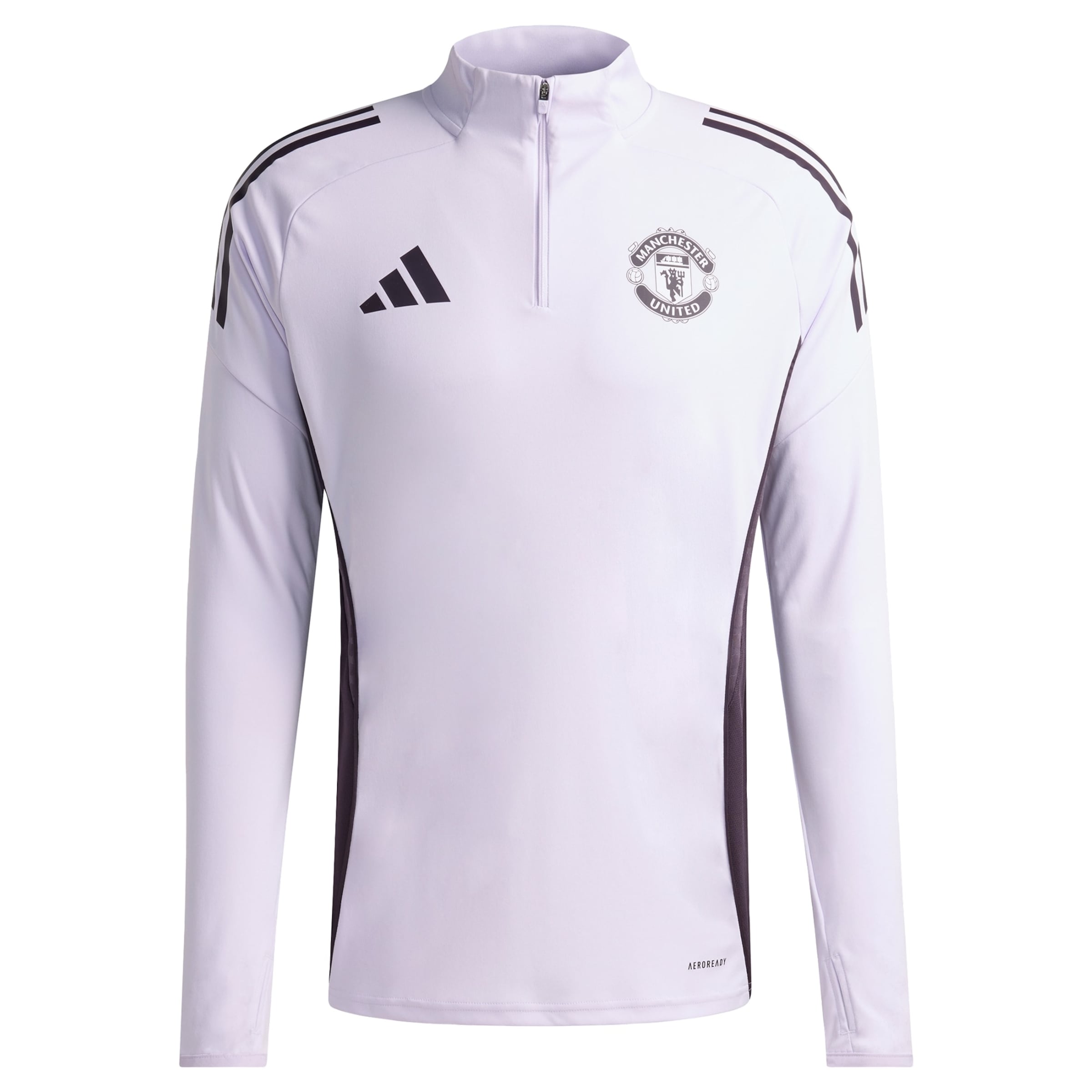 T-Shirt fonctionnel 'Manchester United Tiro 25 Competition' ADIDAS PERFORMANCE en violet : devant