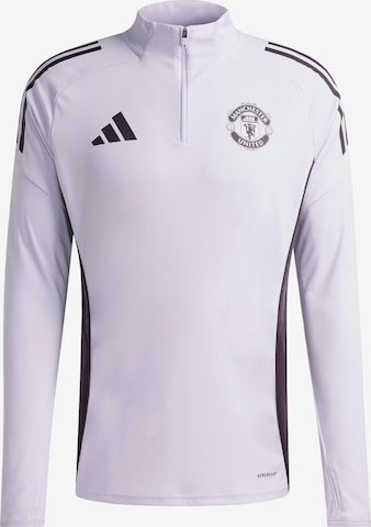 T-Shirt fonctionnel 'Manchester United Tiro 25 Competition' ADIDAS PERFORMANCE en violet : devant