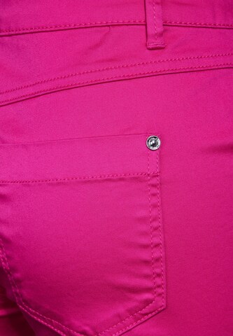 STREET ONE Slimfit Hose in Pink