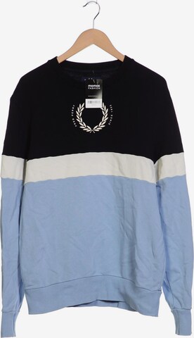 Fred Perry Sweatshirt & Zip-Up Hoodie in L in Blue: front