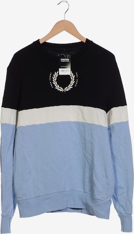 Fred Perry Sweatshirt & Zip-Up Hoodie in L in Blue: front