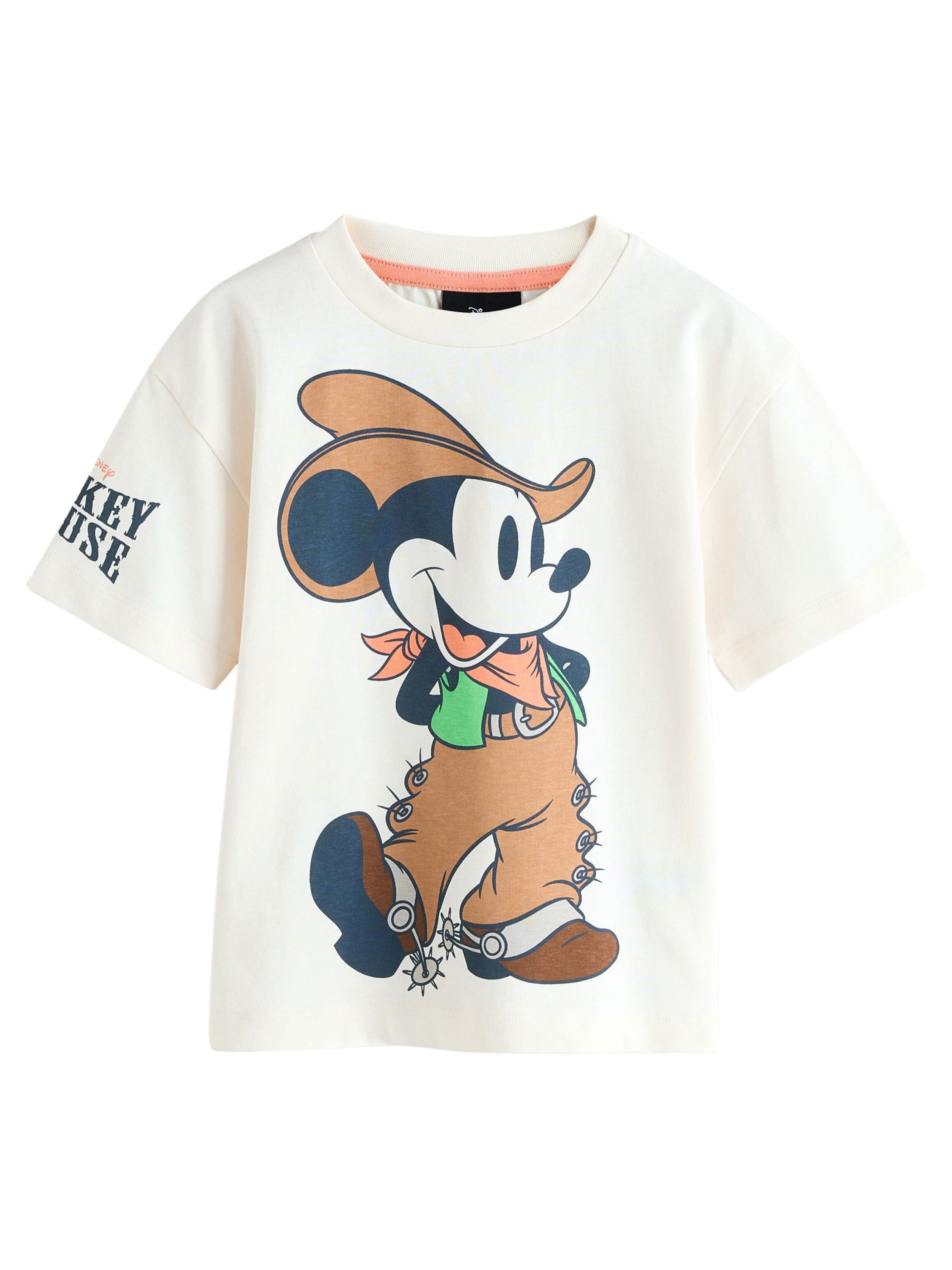 T-Shirt 'Mickey & Friends' Next en beige : devant