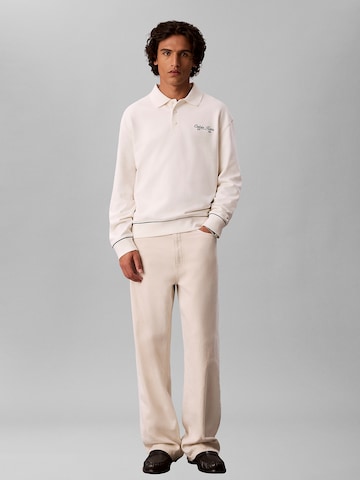Sweat-shirt Calvin Klein Jeans en beige