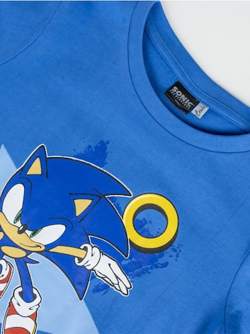 Cerdá Pajamas 'Sonic Pyjama Set Kids Blue – Boys Girls Sleepwear Long Sleeve Top and Pants' in Blue