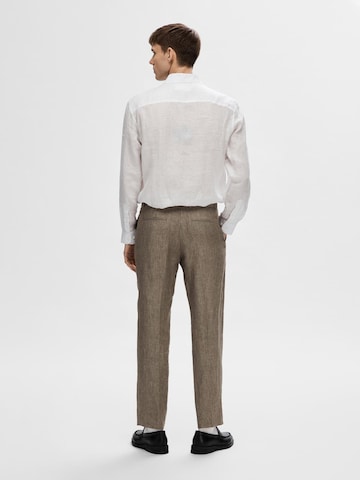 SELECTED HOMME Regular Pantalon 'Will' in Bruin