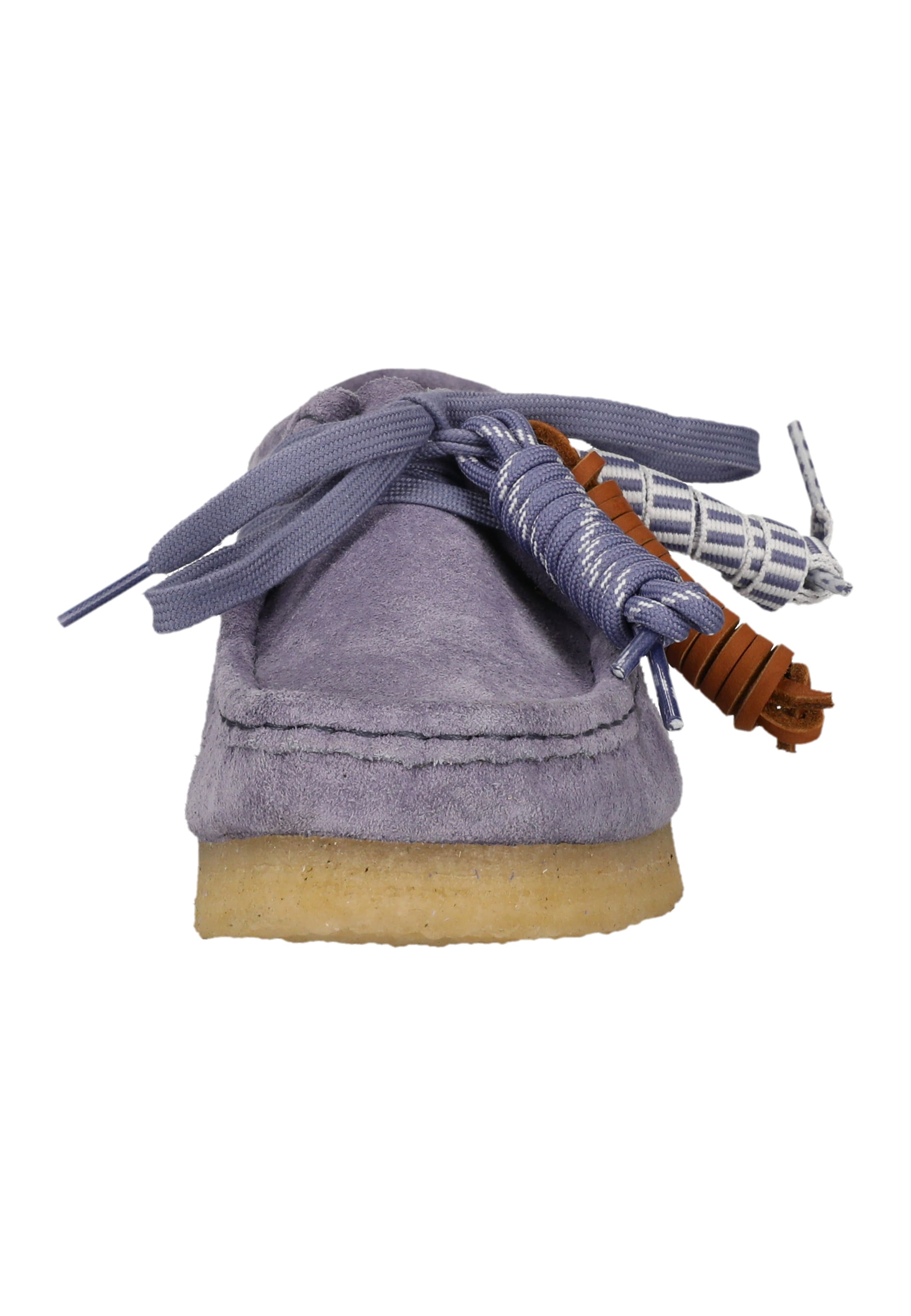 CLARKS Lace-up shoe 'Wallabee' in Purple