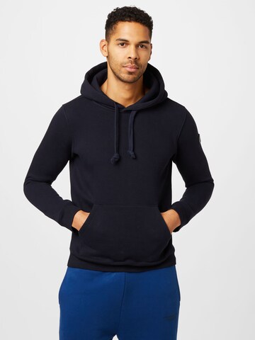 Herrlicher Sweatshirt 'Dale' in Blue: front