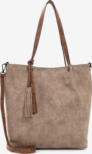 Emily & Noah Shopper ' Bag in Bag Surprise ' in de kleur Beige / Bruin, Productweergave