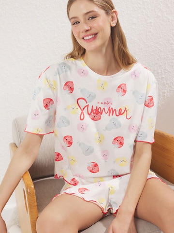 Trendyol - Calções de pijama em branco