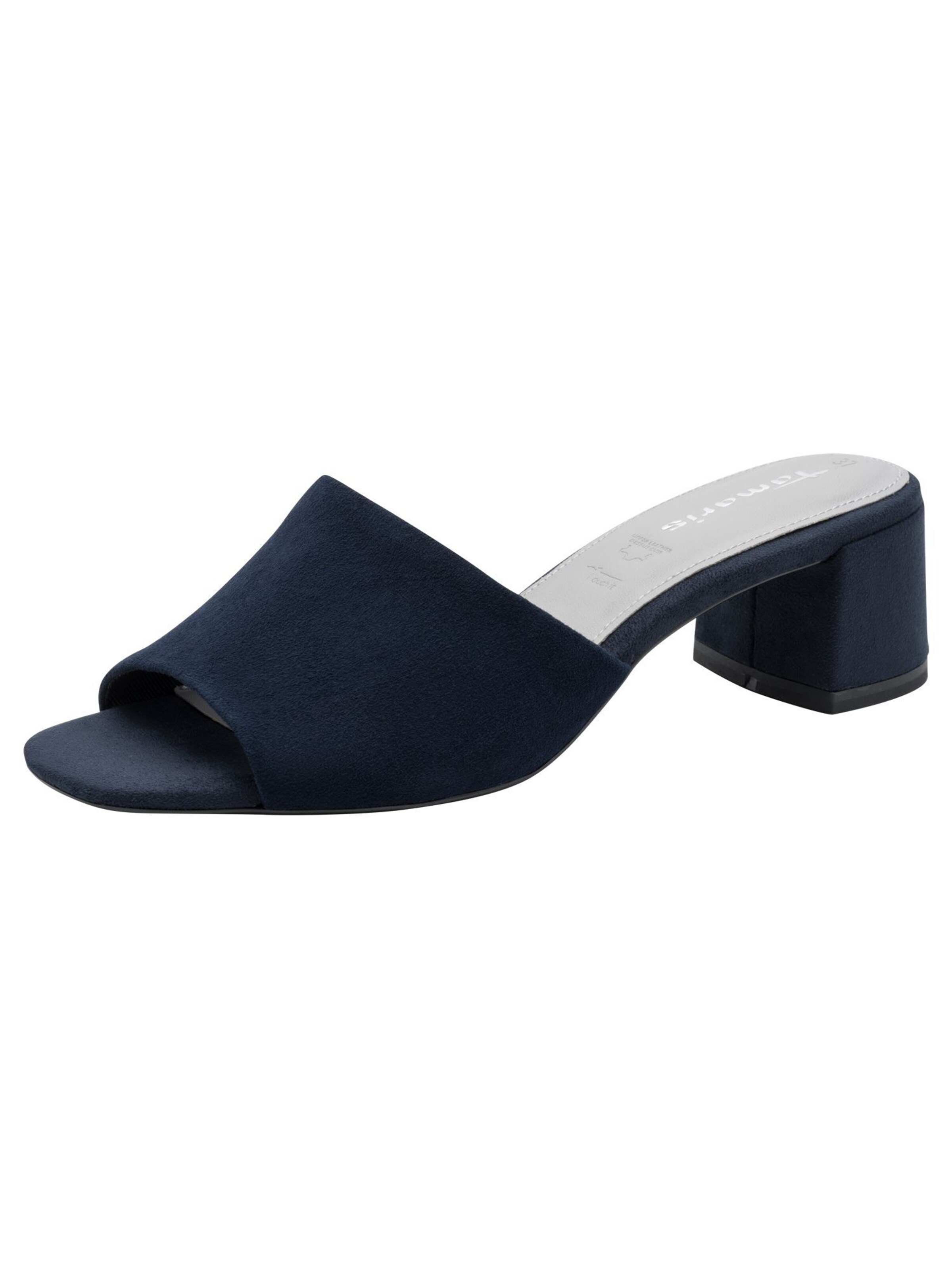 Tamaris Papucs - kék: elől