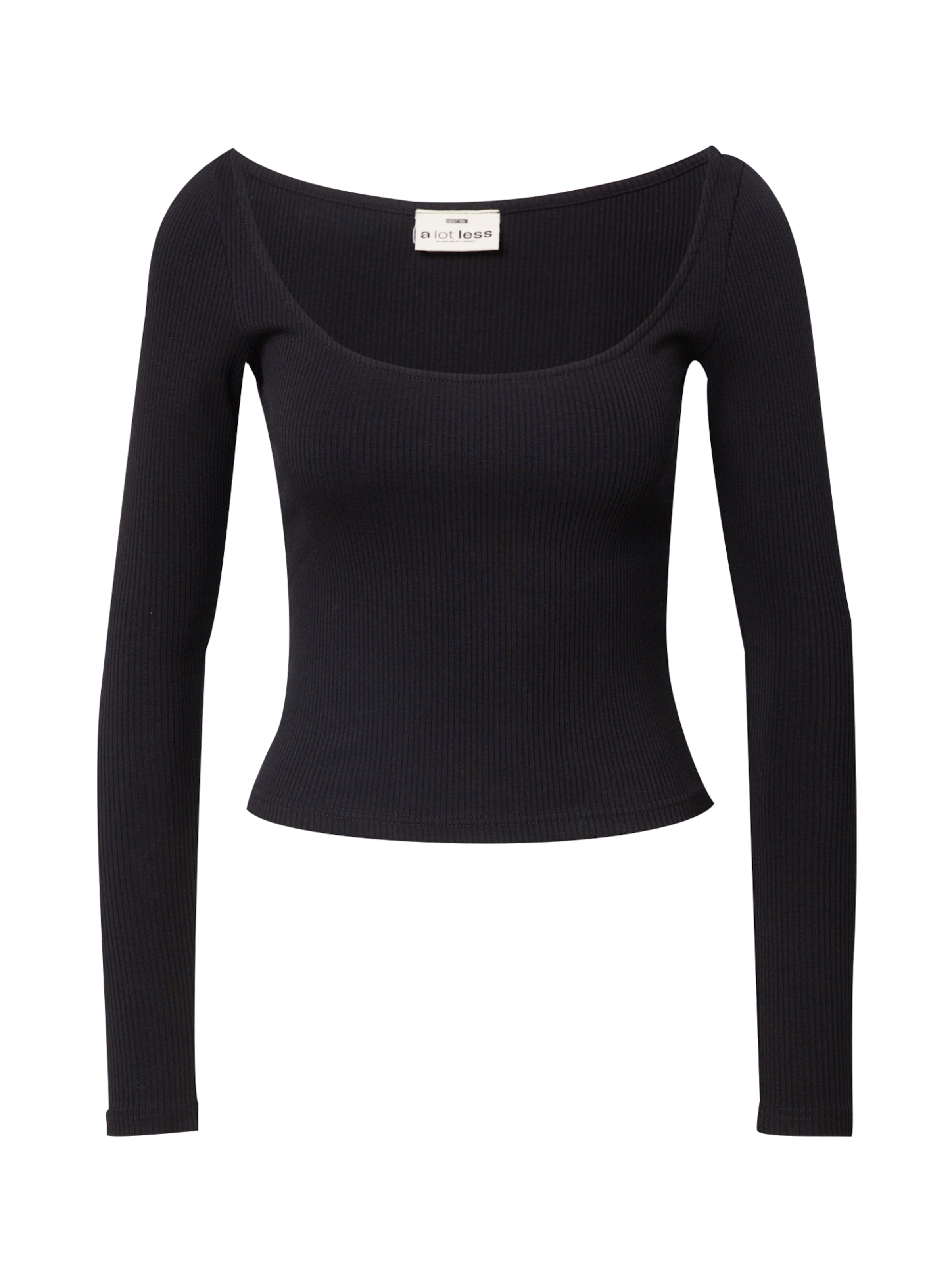 T-shirt 'Nicola' A LOT LESS en noir : devant