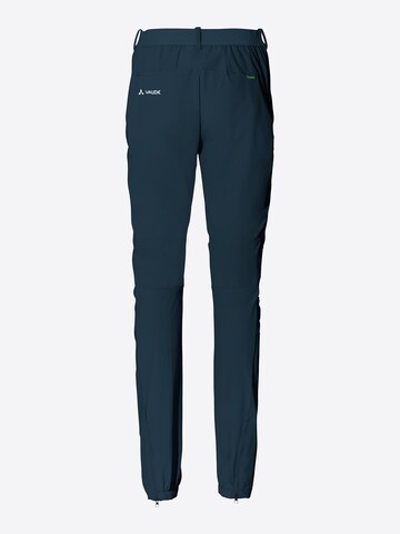 VAUDE Regular Outdoor trousers 'Scopi II' in Blue