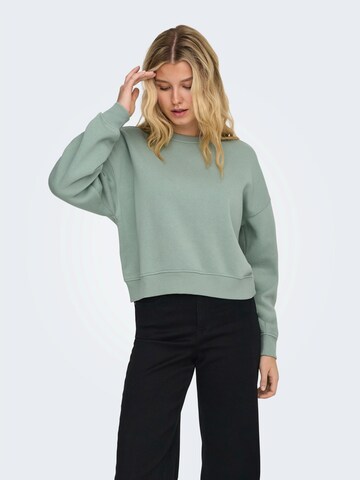 ONLY Sweatshirt 'ONLBEST' in Grün: Vorderseite