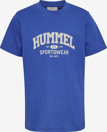 T-Shirt Hummel en bleu : devant
