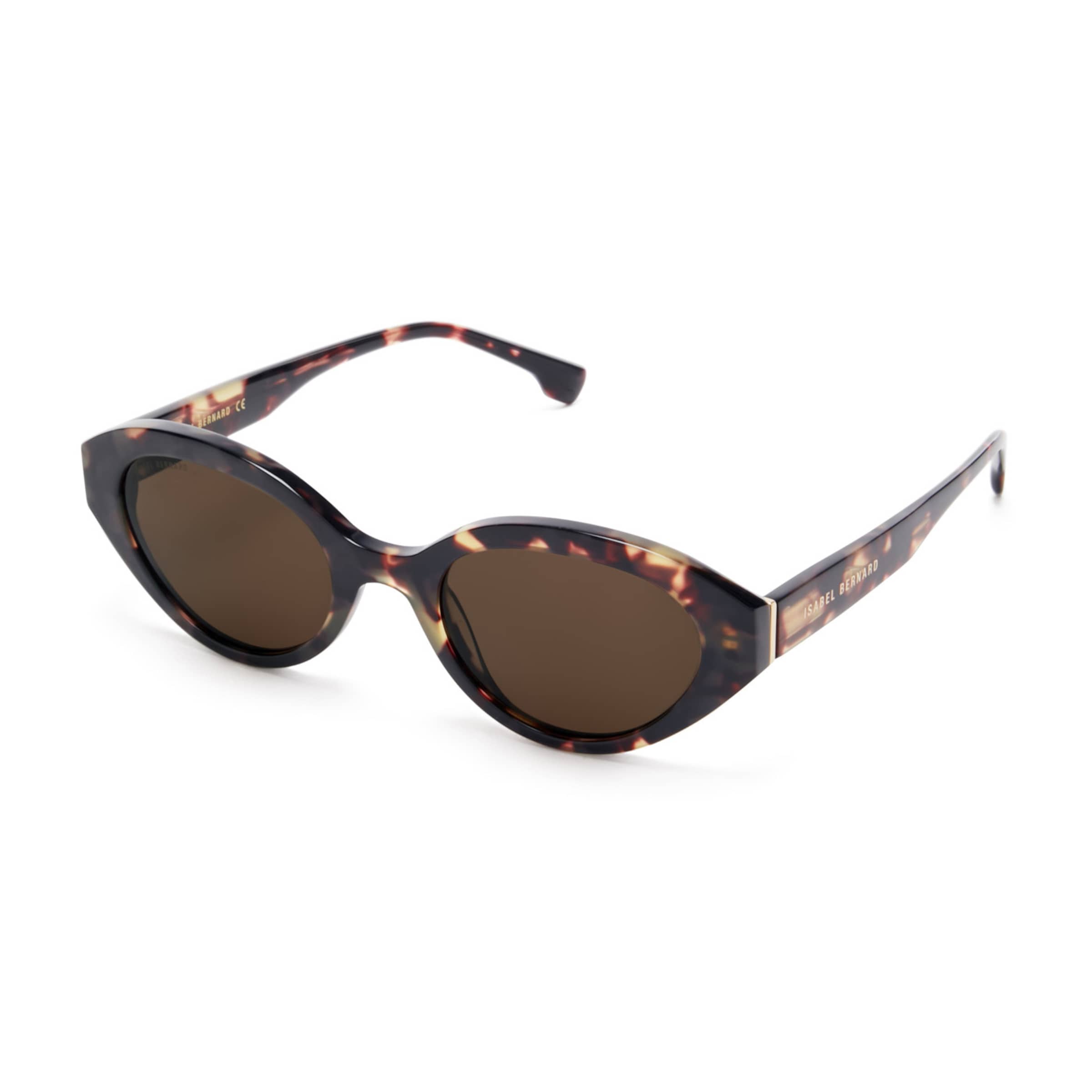 Isabel Bernard Sunglasses in Brown: front