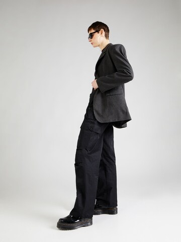 Oval Square Loose fit Cargo trousers in Black