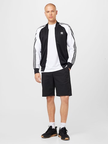 ADIDAS ORIGINALS Sweatjacke 'Adicolor Classics SST' in Schwarz