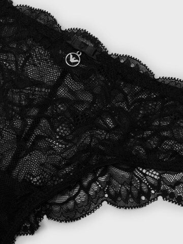 Slip 'Brazilian' Emporio Armani en noir