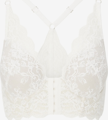 Bustino Reggiseno di LingaDore in bianco: frontale