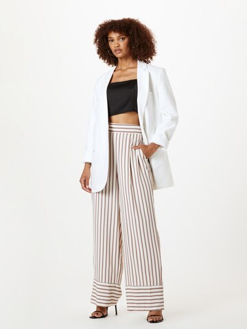 River Island Wide Leg Hose in Braun