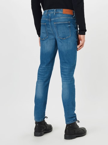 River Island - Slimfit Calças de ganga 'Alba Lebron' em azul