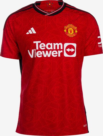T-Shirt fonctionnel 'Manchester United 2023/2024' ADIDAS PERFORMANCE en rouge : devant