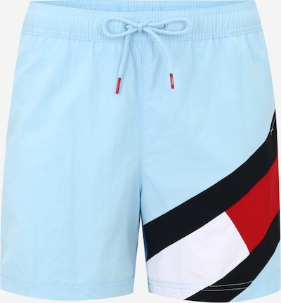 Tommy Hilfiger Underwear Swimming shorts in Pastel blue / Red / Black / White, Item view