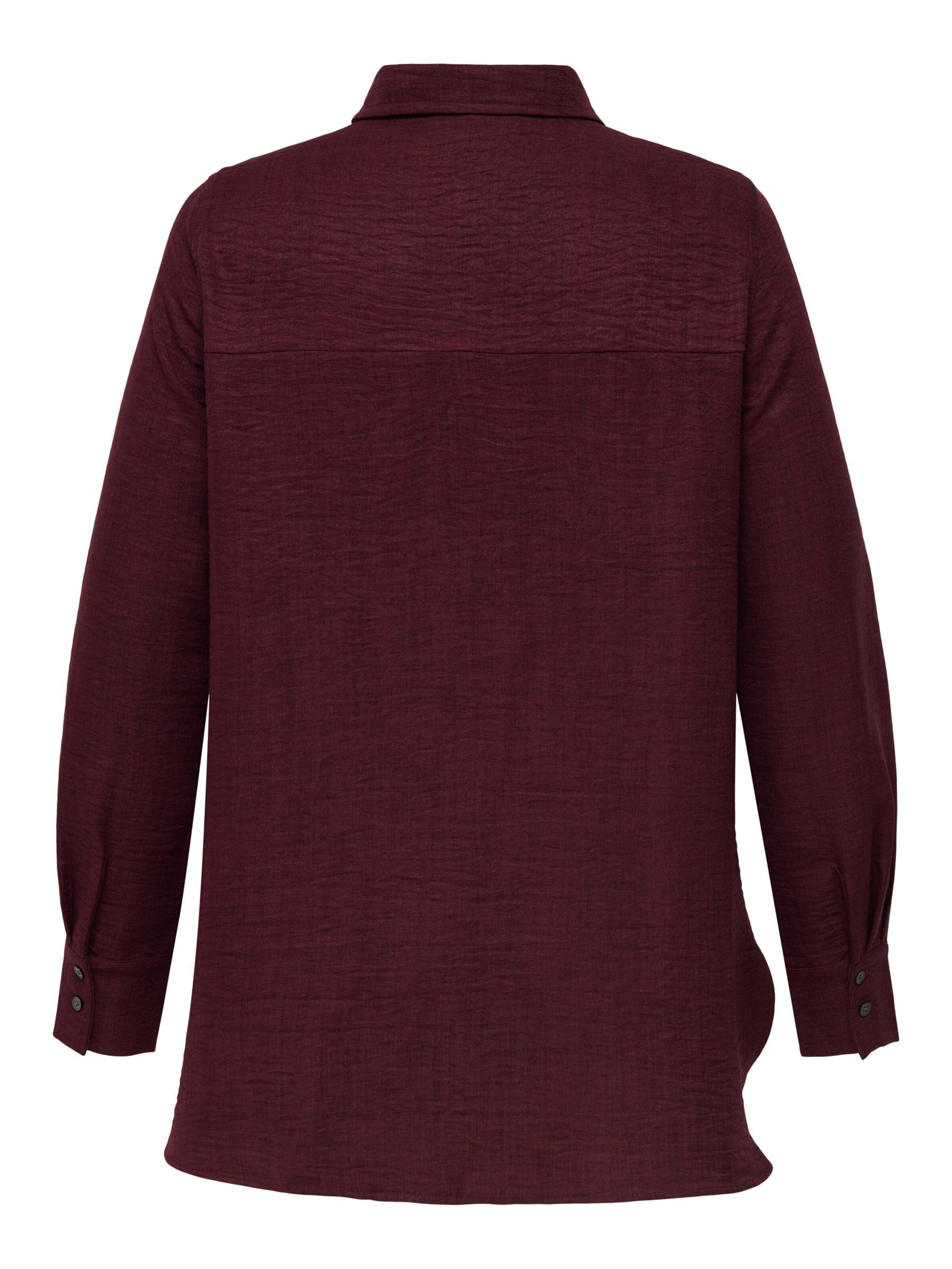 Camicia da donna 'CARBAY' di ONLY Carmakoma in rosso