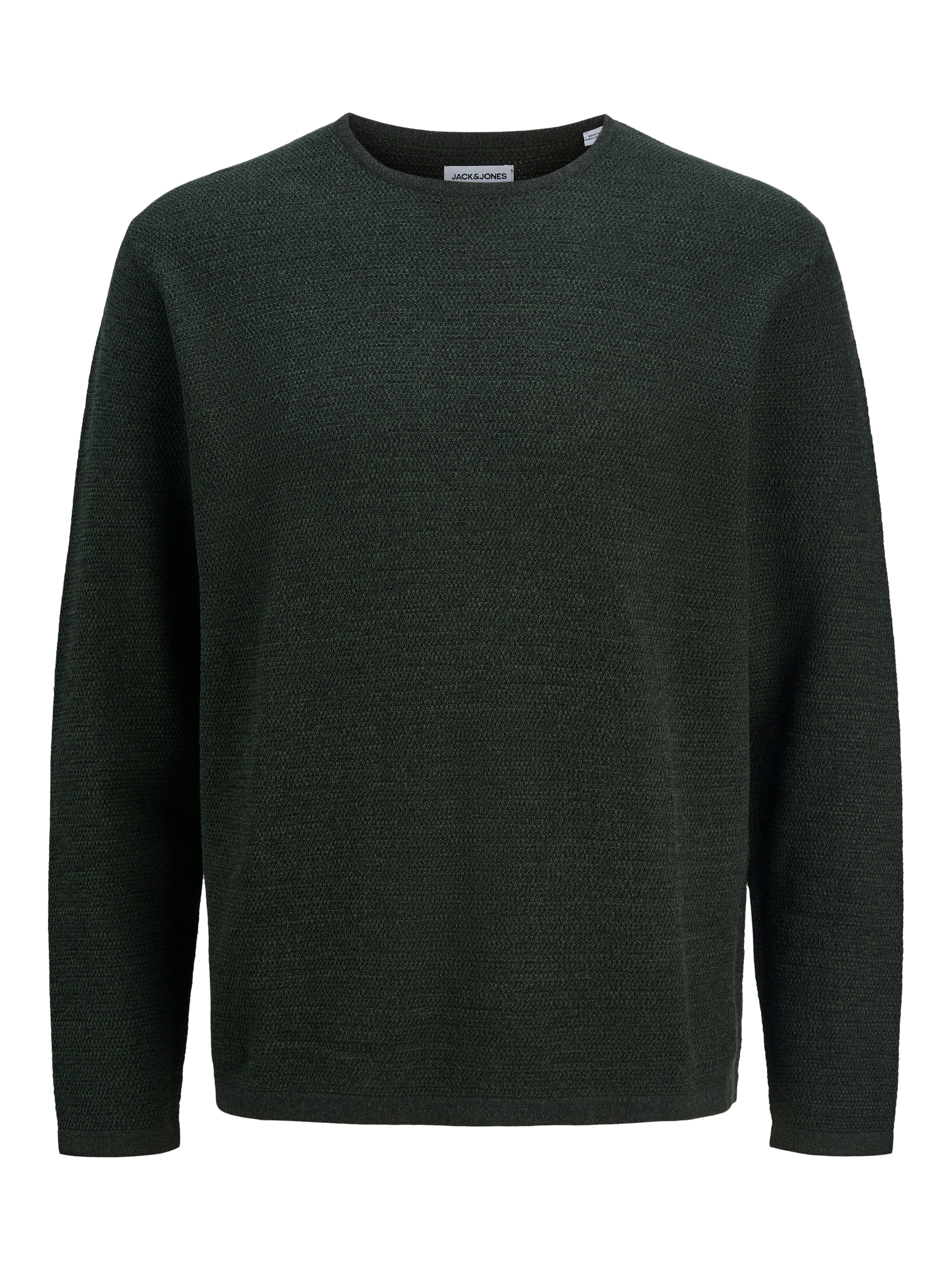 Pull-over 'JJEGeorge' JACK & JONES en vert : devant