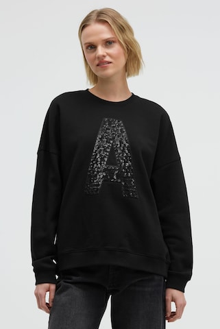 SENSES.THE LABEL Sweatshirt in Black: front