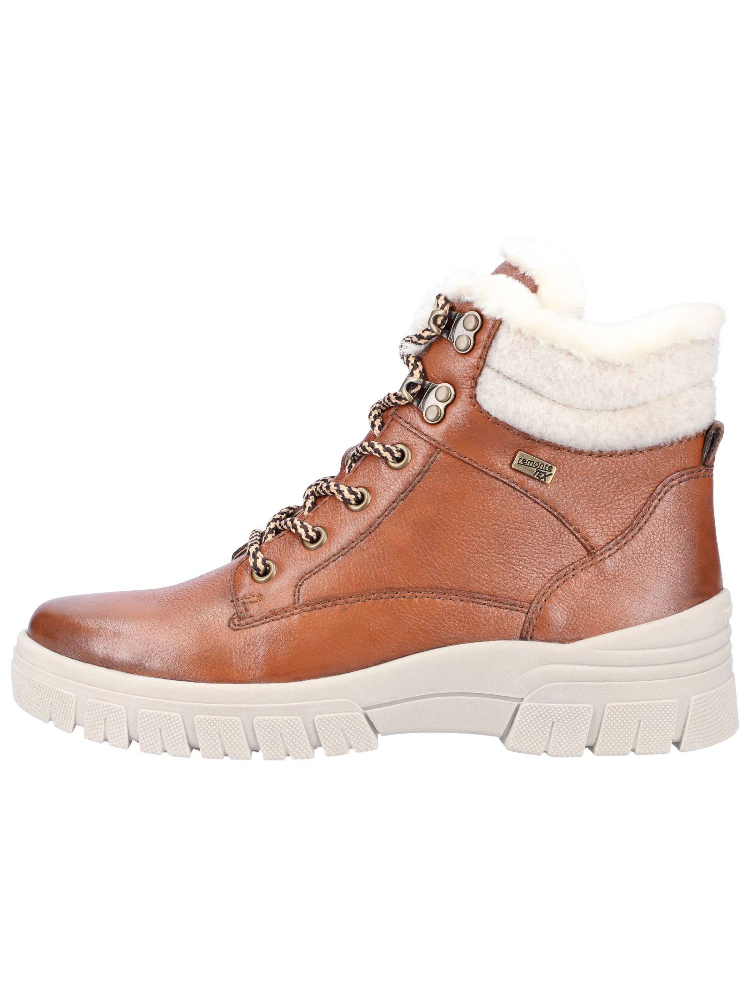REMONTE Schnürstiefelette in Braun