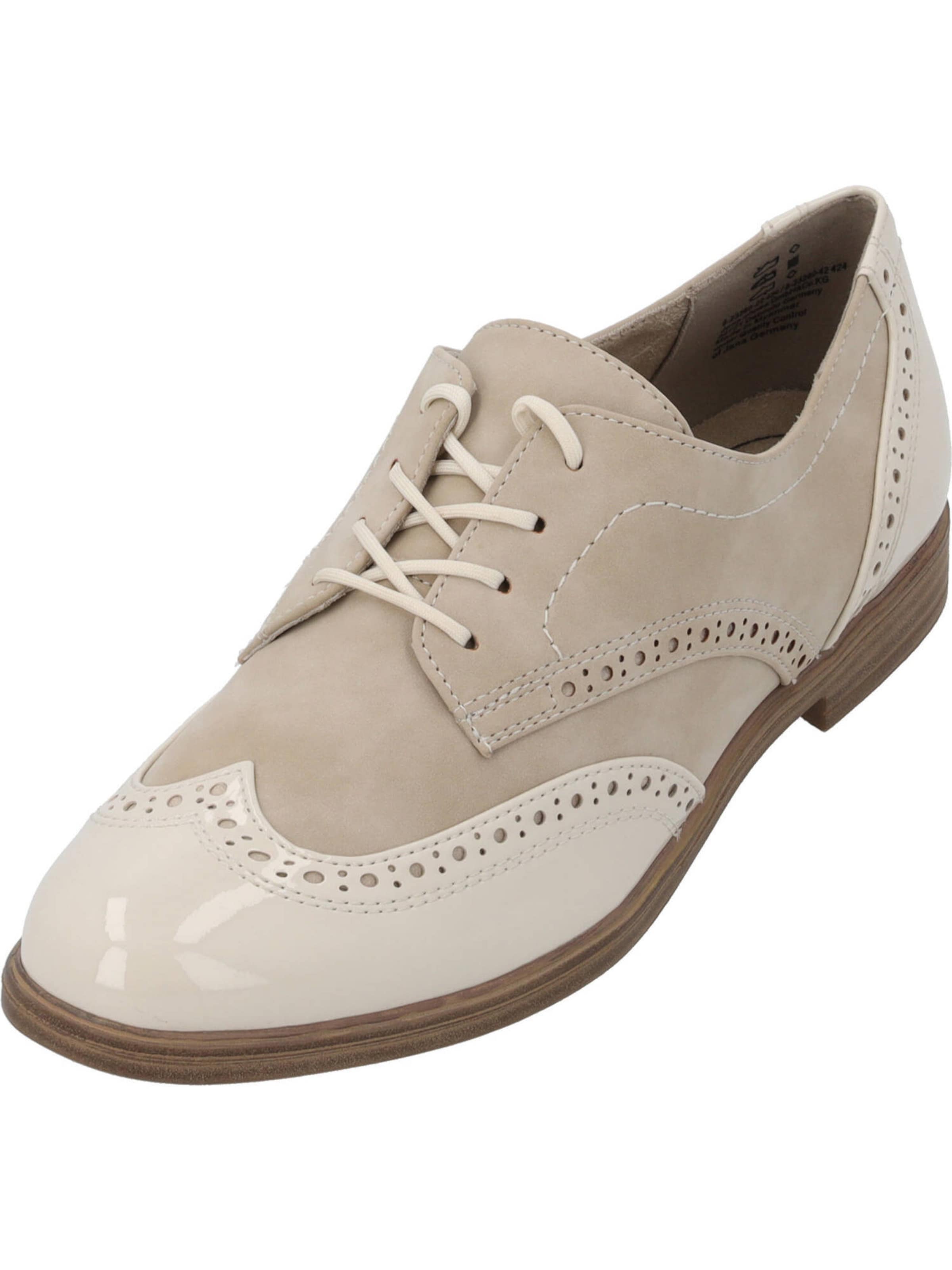 JANA Veterschoen in Beige: voorkant