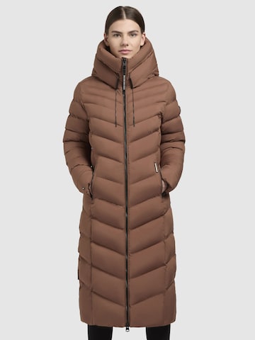 khujo Winter Coat ' STOANE ' in Brown: front